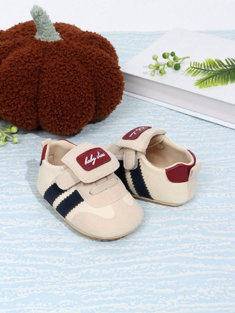 Baby Boy Apricot Flap Top Sneakers