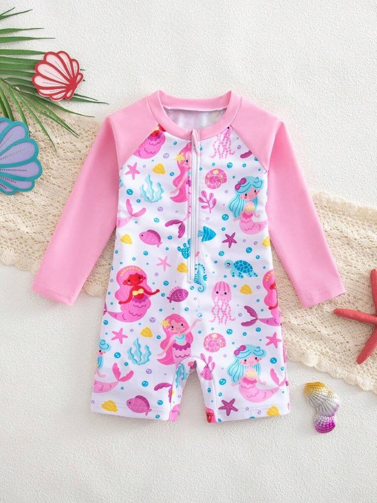 Baby Mermaid Character Swimming Costume