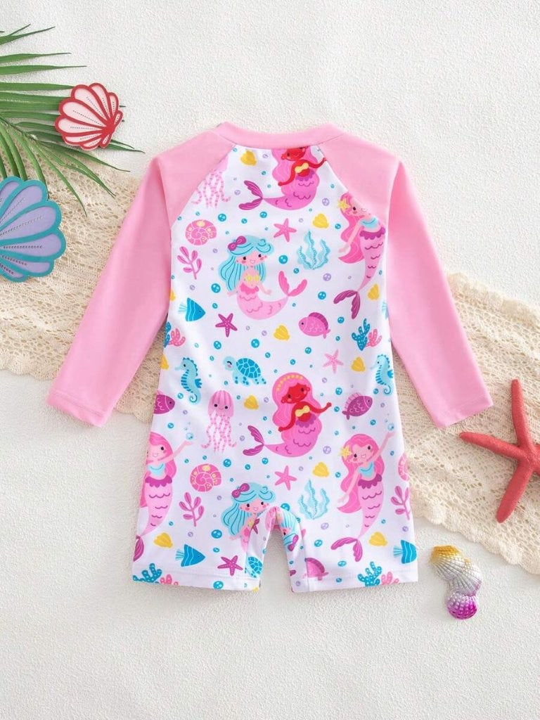 Baby Mermaid Character Swimming Costume