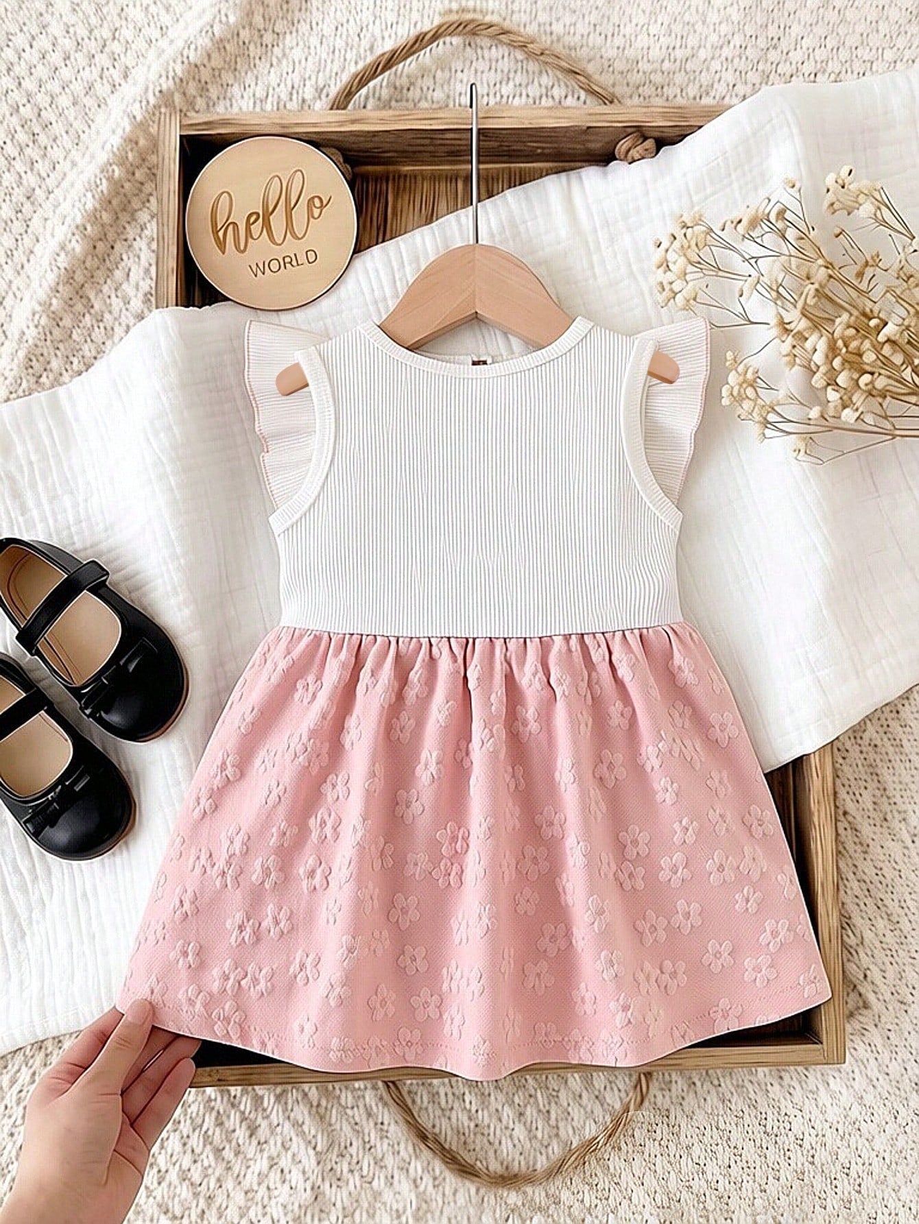 Baby Sleeveless Big Bow Dress
