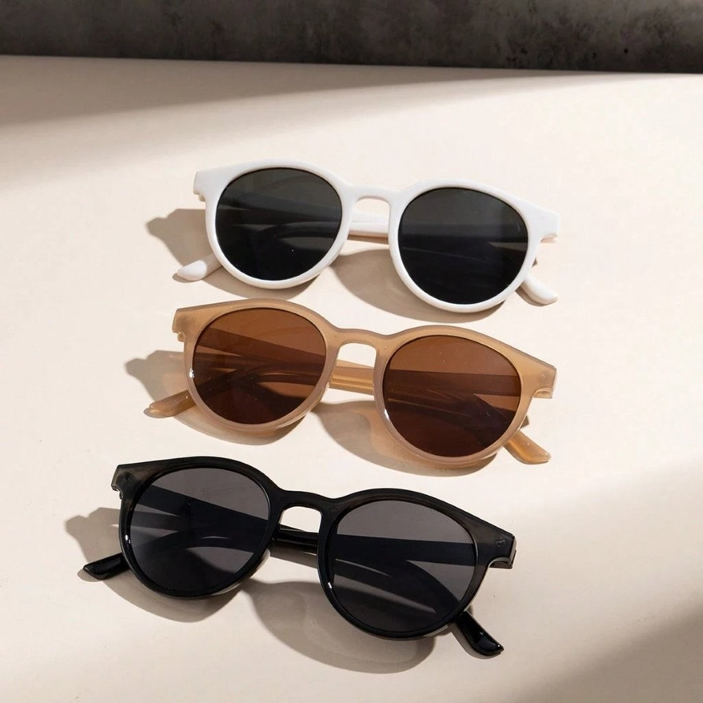 Kids Oval Shape Unisex Sunglasses Choose A Colour