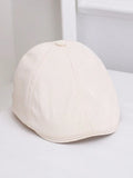Baby Casual White Beret Hat 3-24 Months