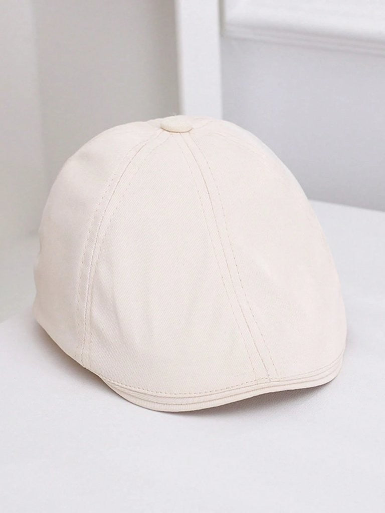 Baby Casual White Beret Hat 3-24 Months
