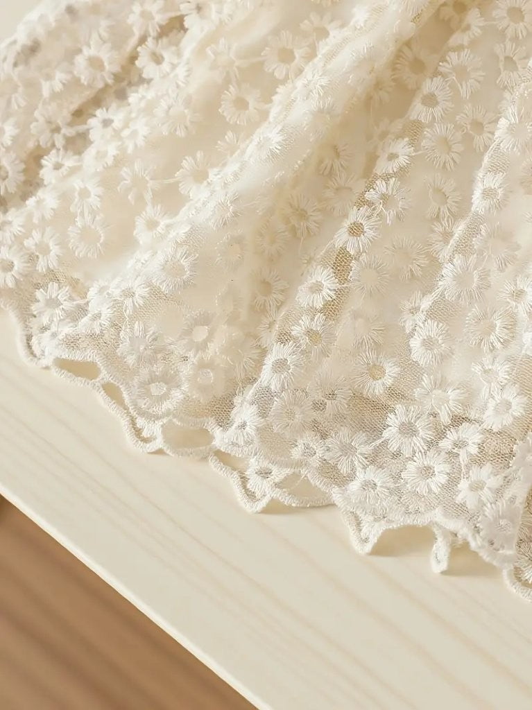 Baby Delicate Pattern Lace Princess Dress