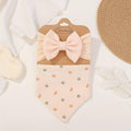 Baby Apricot Bandana Bib With Headband