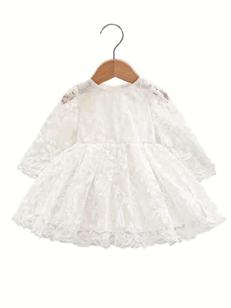 Baby Elegant Embroidery Flower Pattern Dress