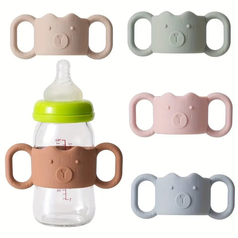 Baby 1 Piece Easy Grip Silicone Bottle Handle Select A Colour
