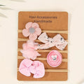 Baby 5 Piece Headband Set Pink
