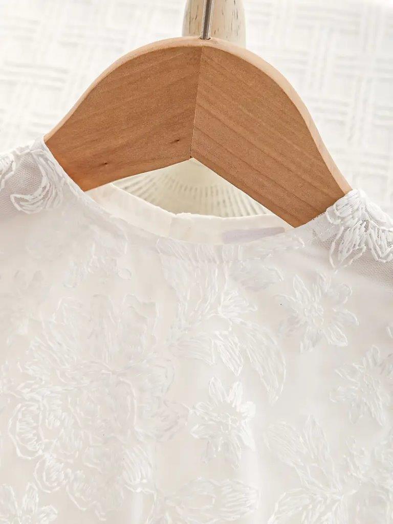 Baby Elegant Embroidery Flower Pattern Dress