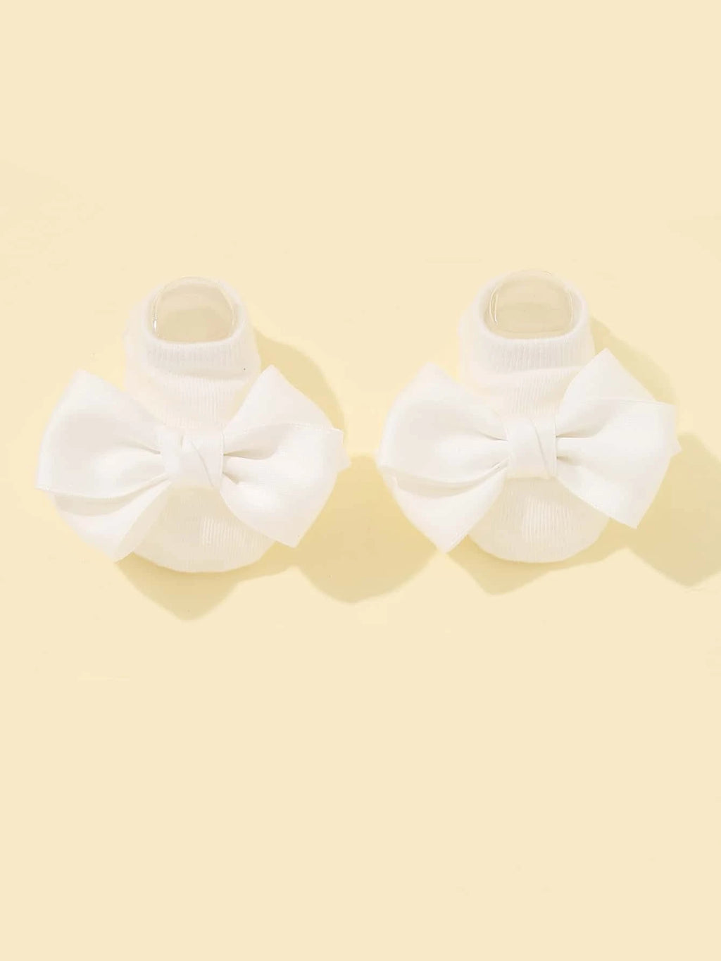 Baby Ankle Socks With Bow White 4