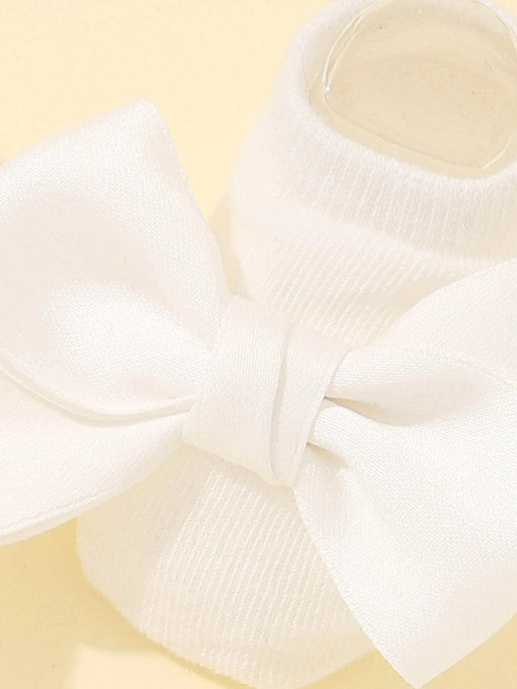 Baby Ankle Socks With Bow White 4