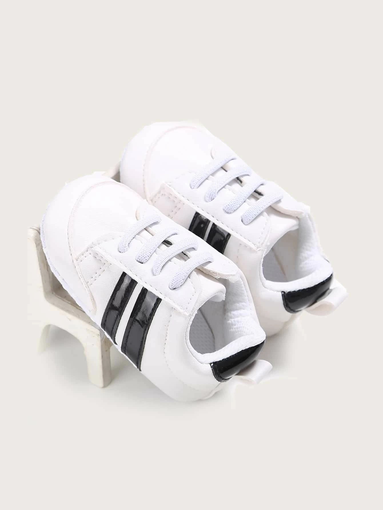 Baby Black Stripe Sneakers