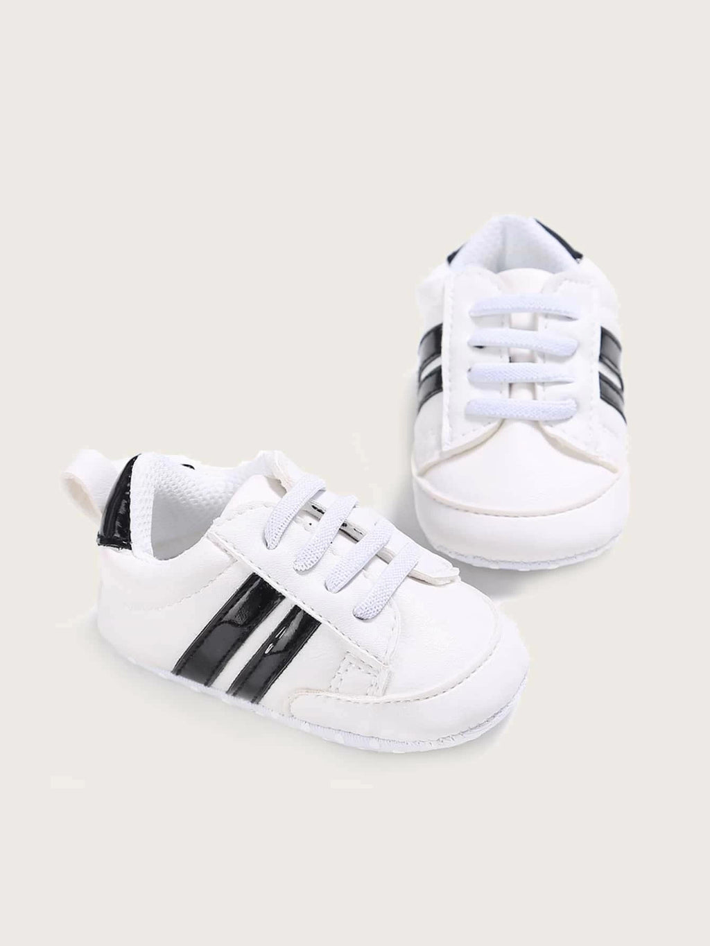 Baby Black Stripe Sneakers