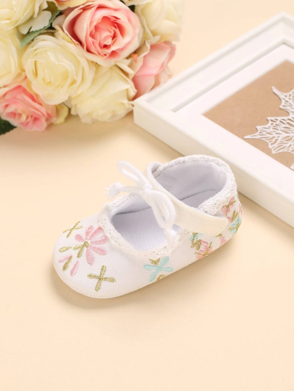 Baby Embroidered Flats