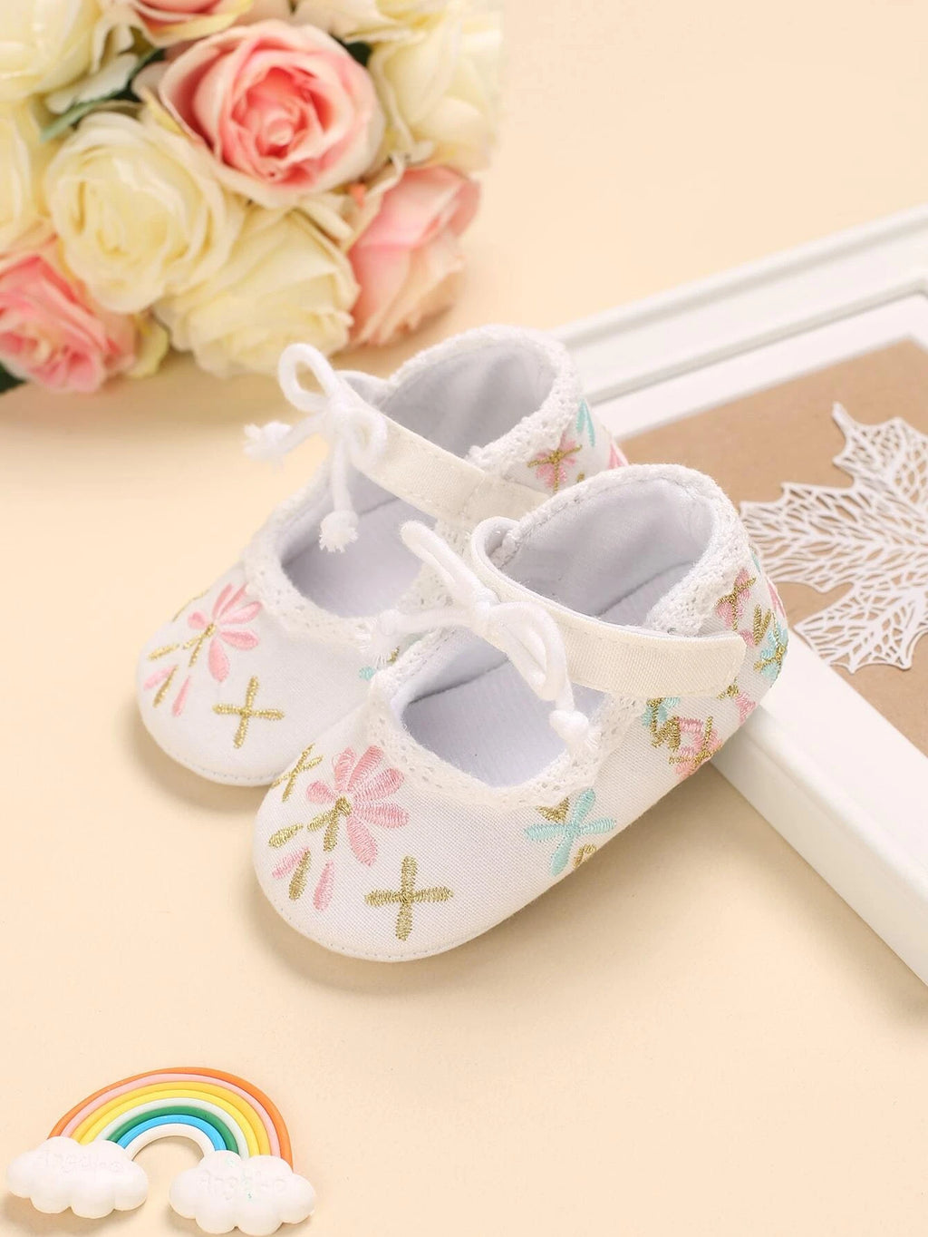 Baby Embroidered Flats