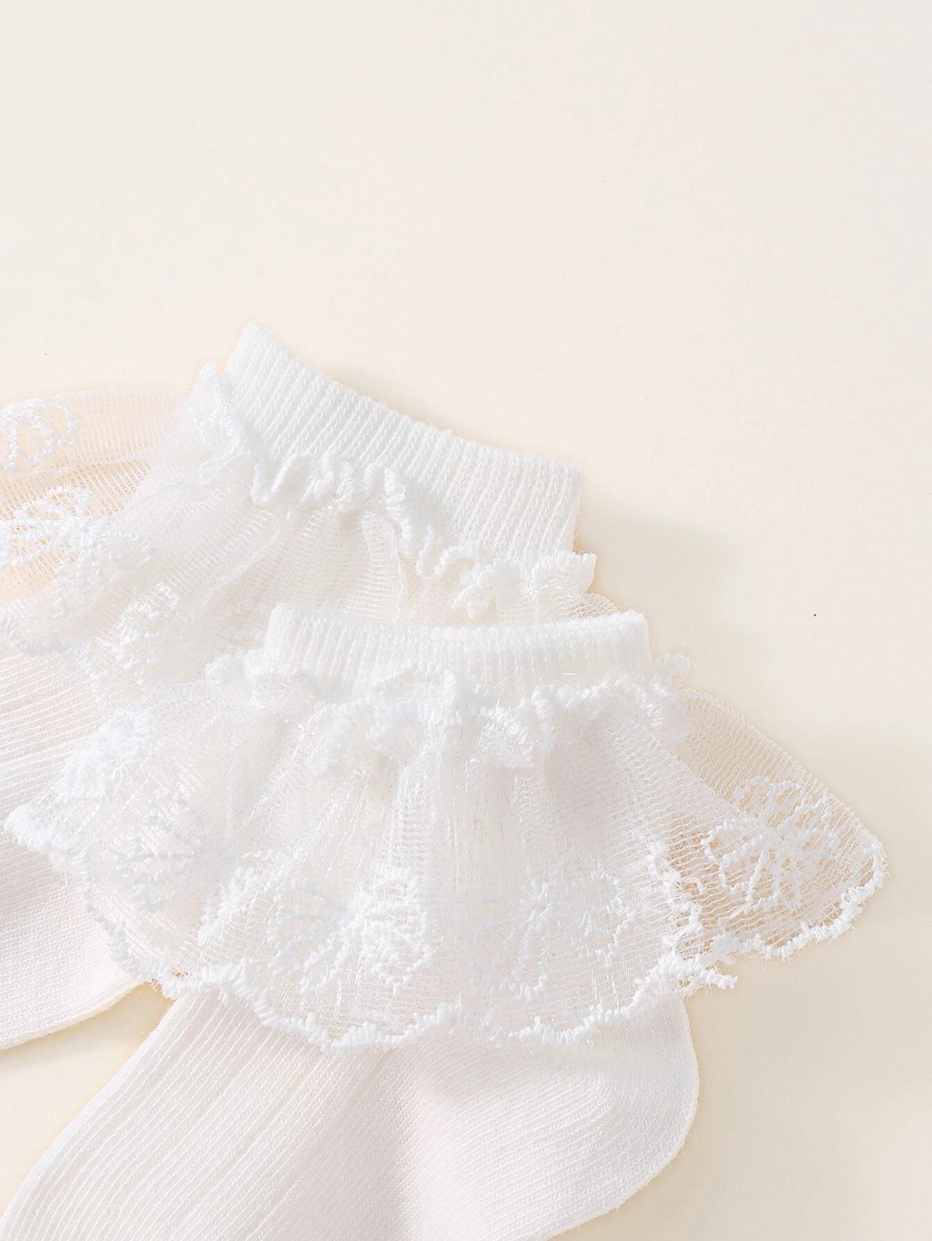 Baby Lace Ankle Socks 6-12 Months