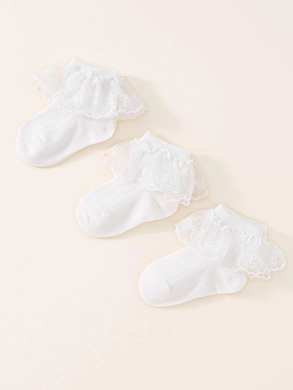 Baby Lace Ankle Socks 6-12 Months