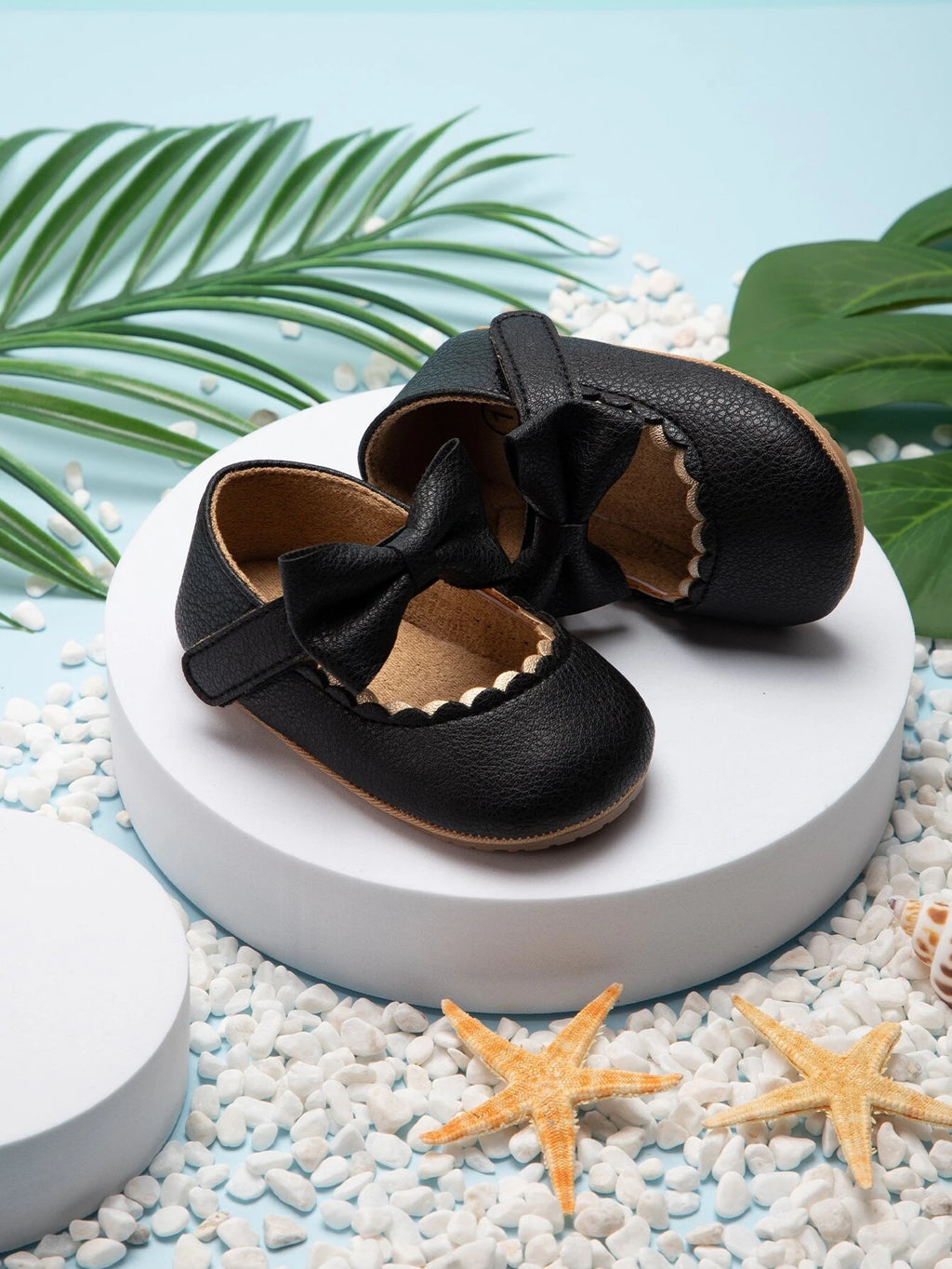 Baby Mary Jane With Bow Black