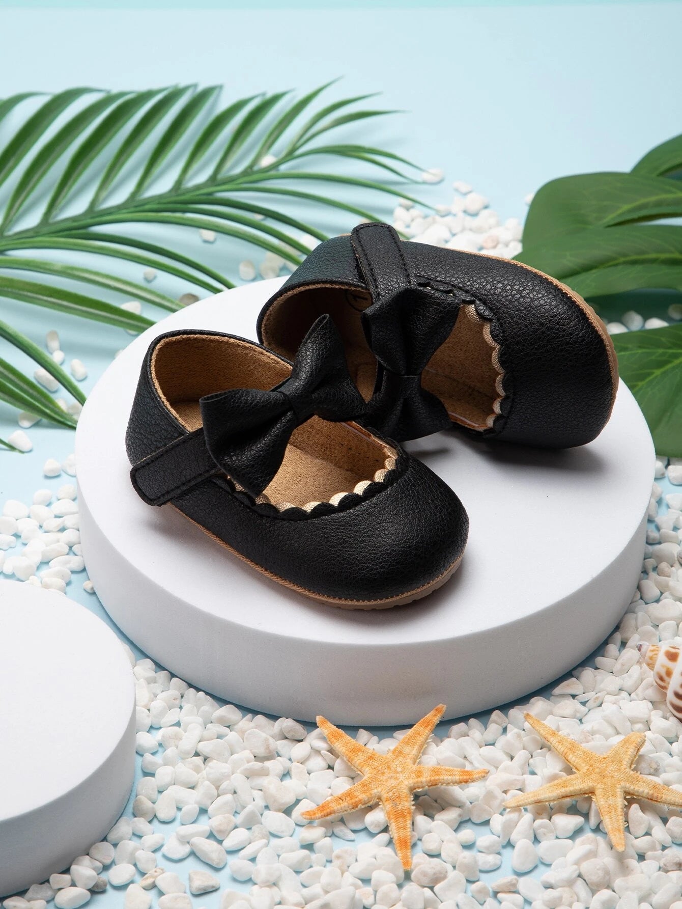 Baby Mary Jane With Bow Black