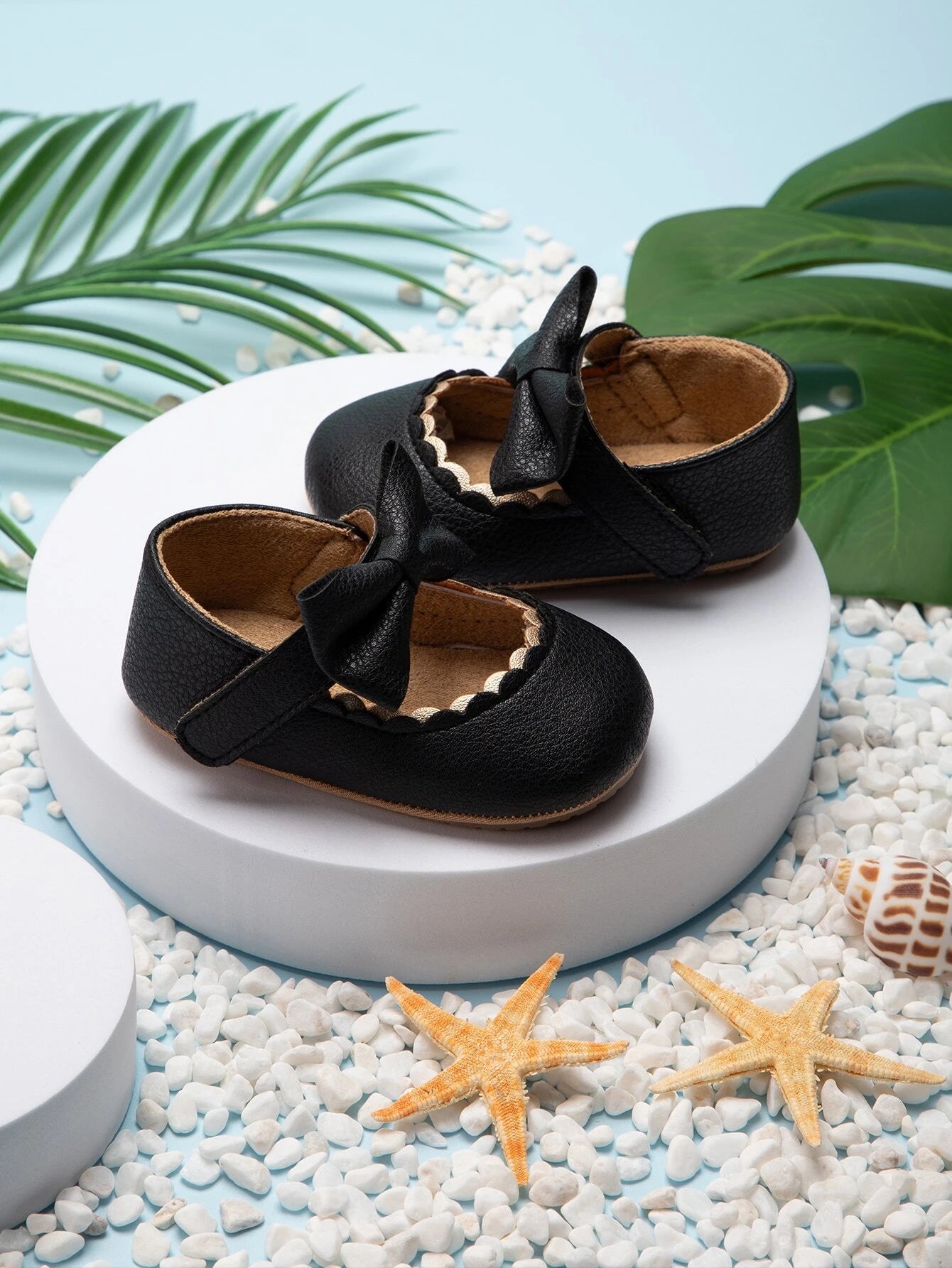 Baby Mary Jane With Bow Black