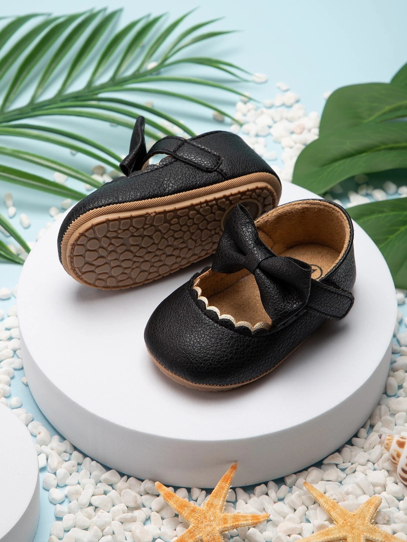 Baby Mary Jane With Bow Black