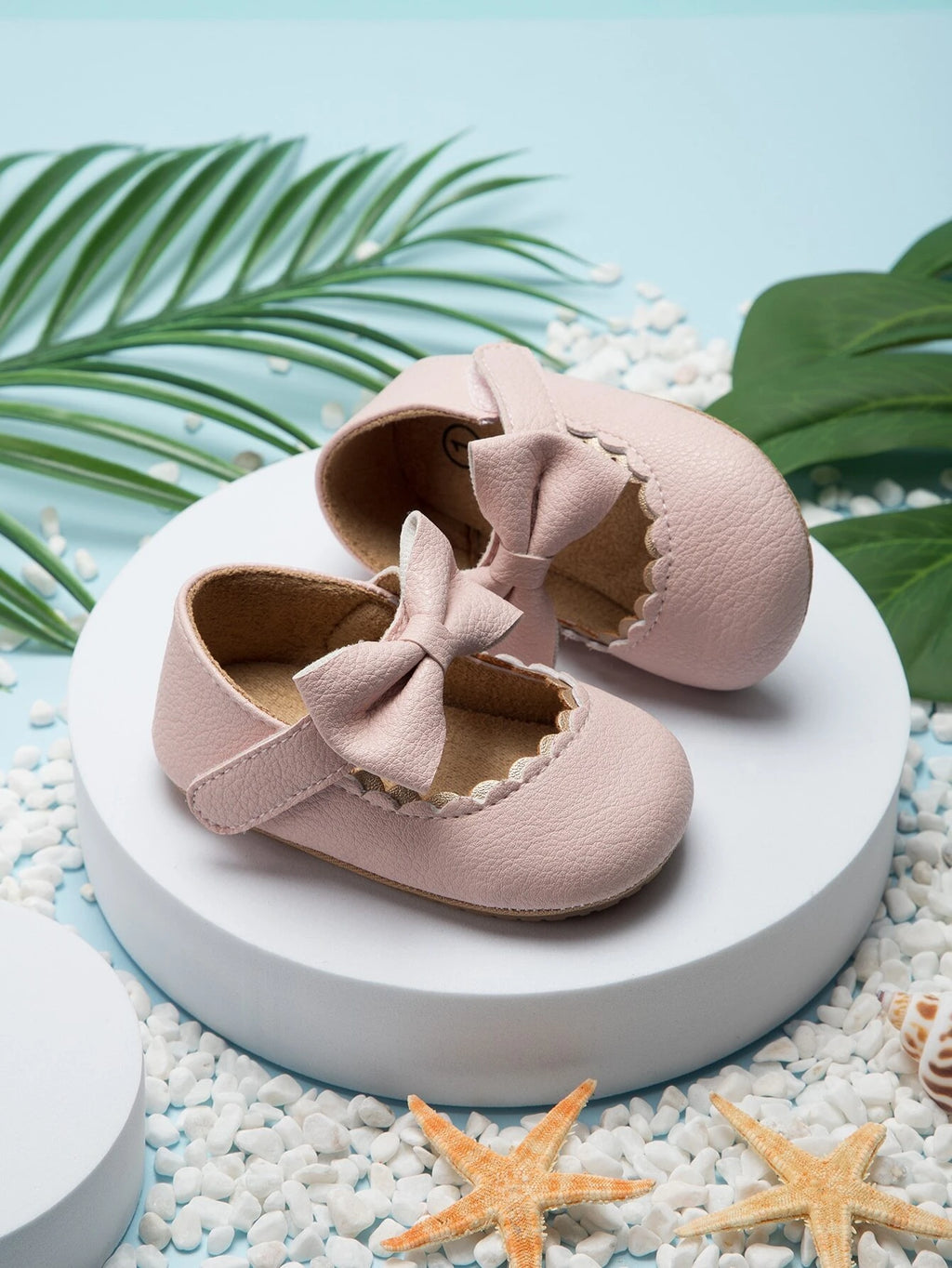 Baby Mary Jane With Bow Pink