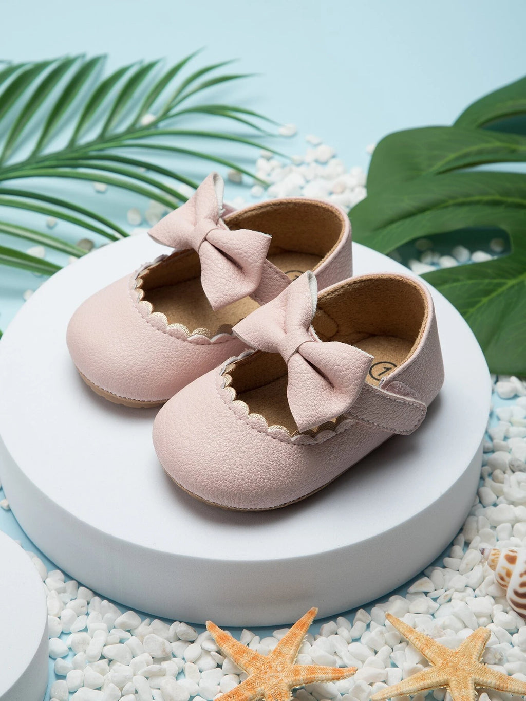 Baby Mary Jane With Bow Pink
