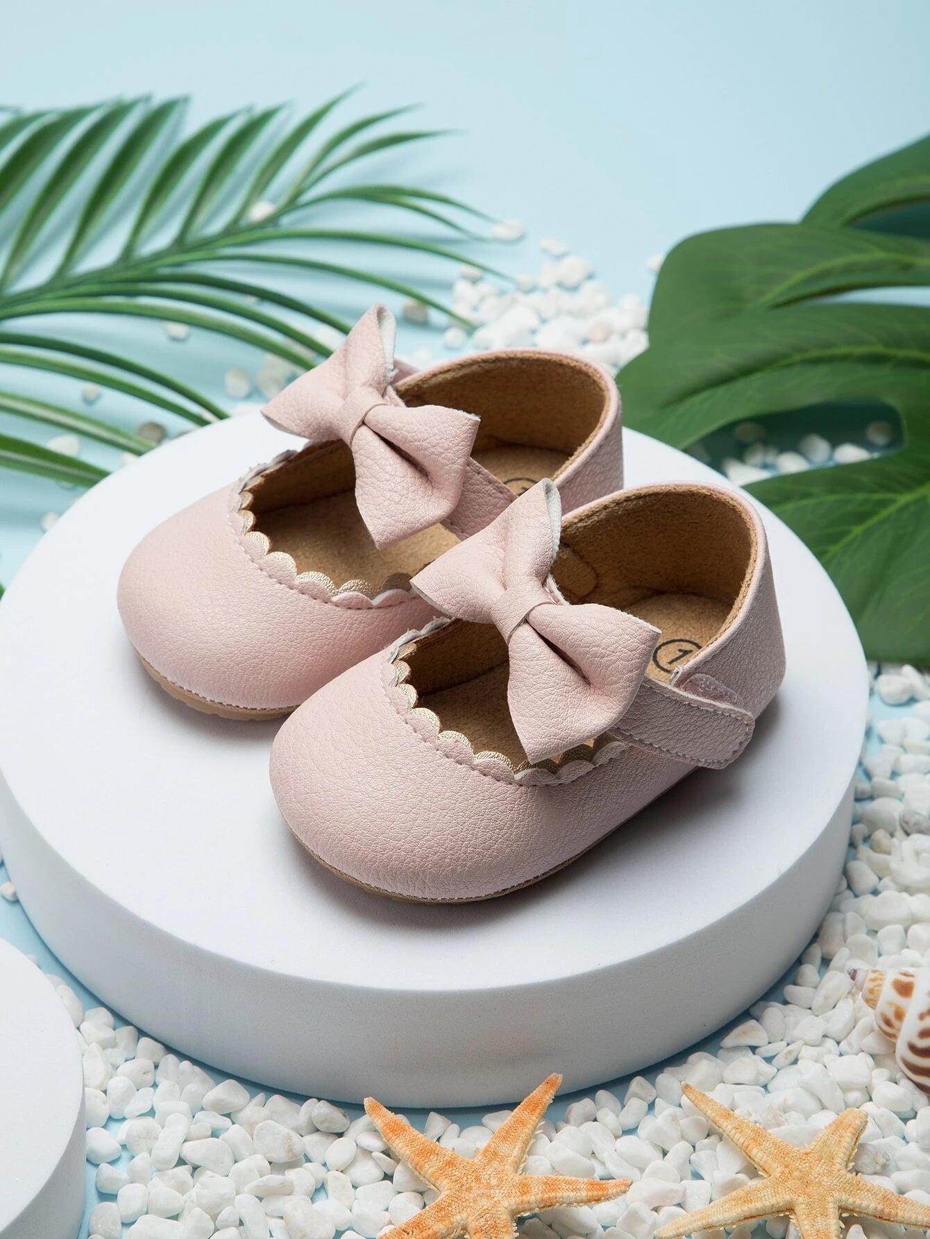 Baby Mary Jane With Bow Pink
