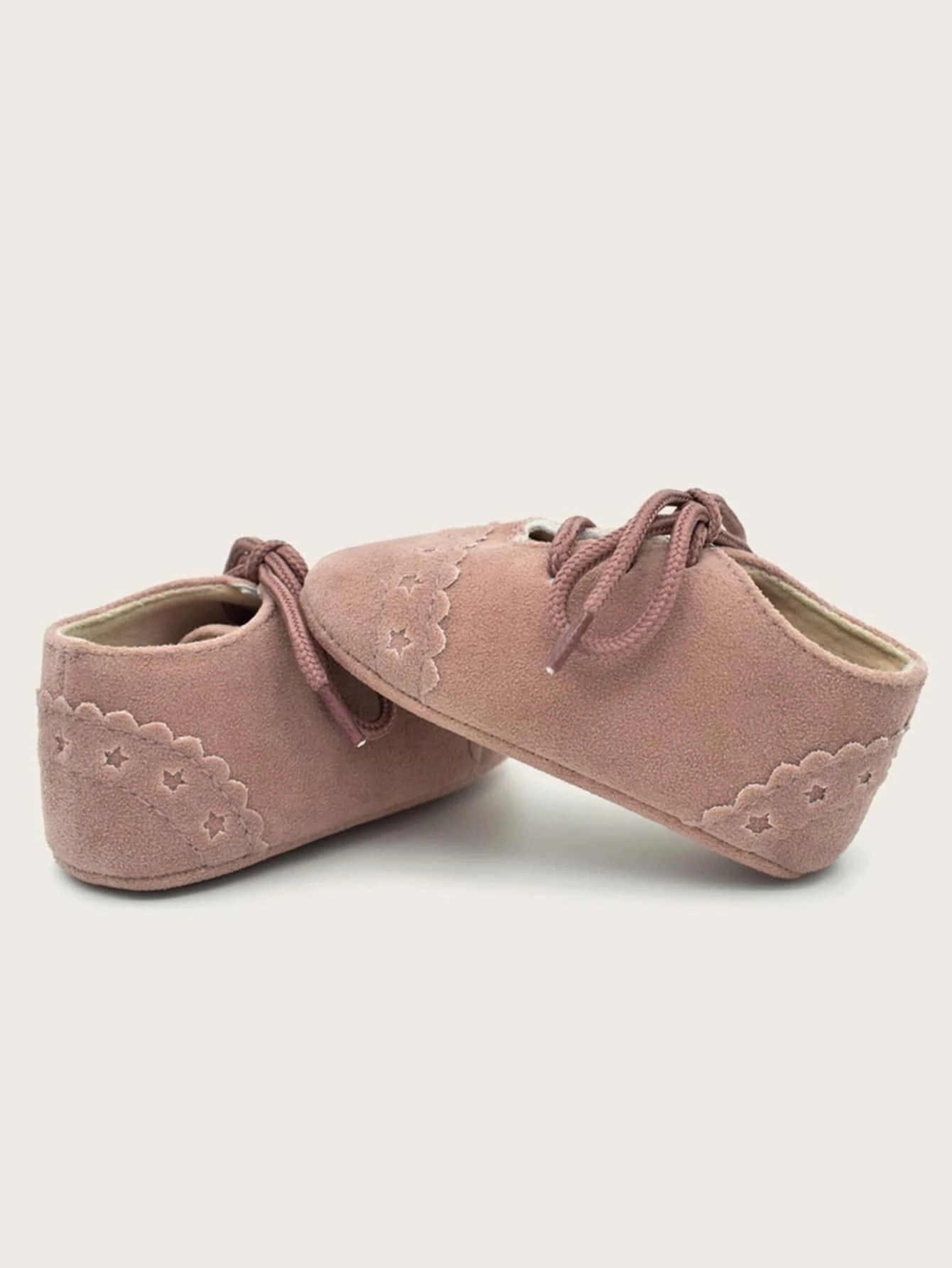 Baby Star Lace-up Mauve