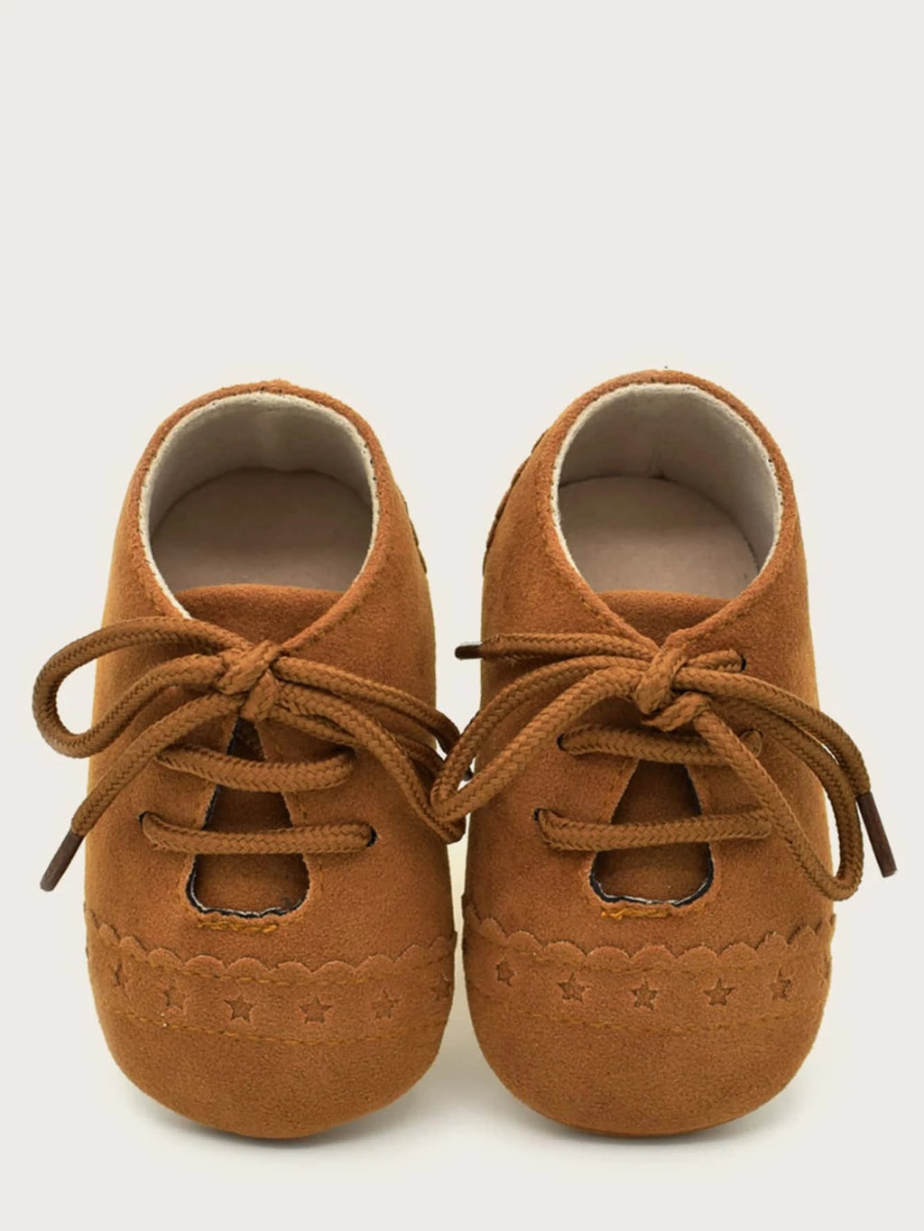 Baby Star Lace-up Brown