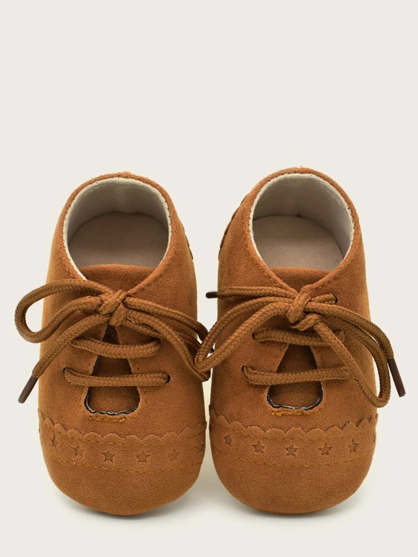 Baby Star Lace-up Brown