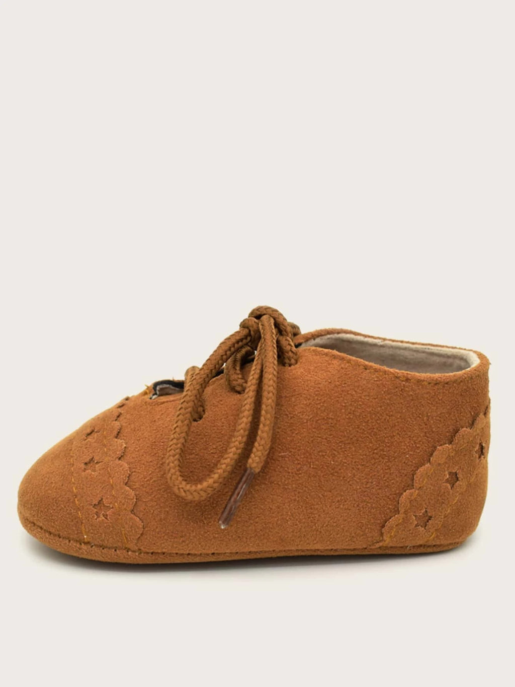 Baby Star Lace-up Brown