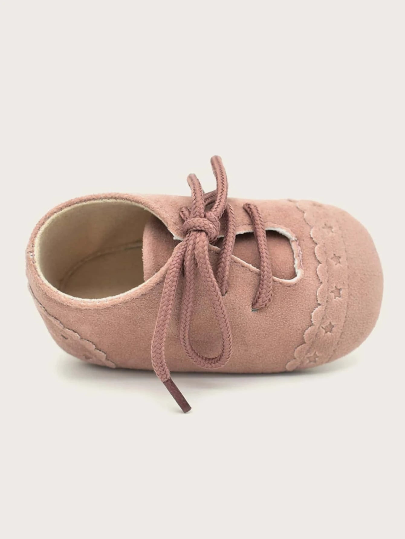 Baby Star Lace-up Mauve
