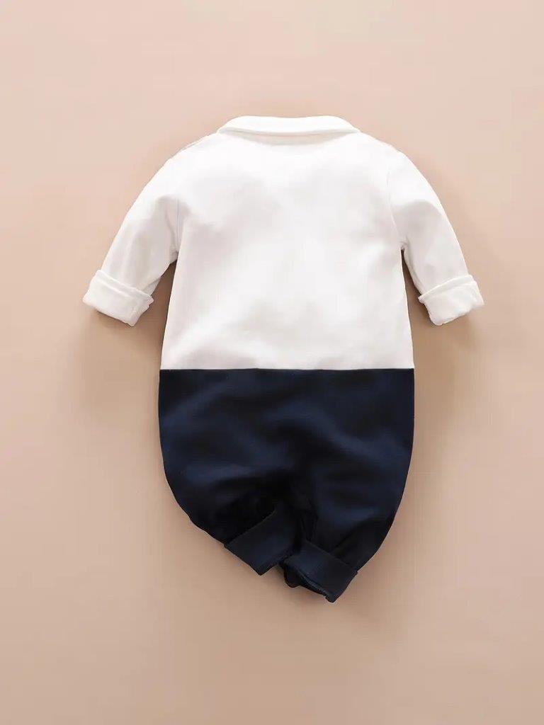 Baby Gentleman Bow Tie Jumpsuit