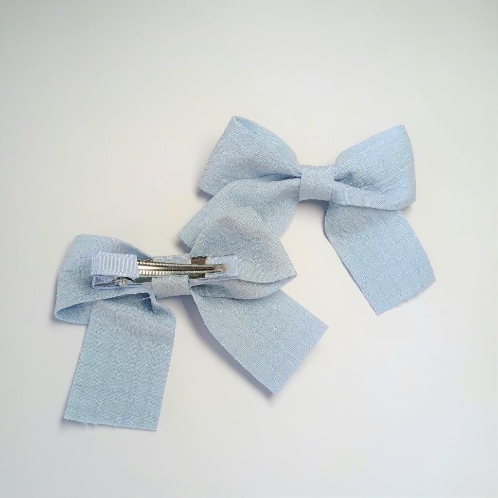 Baby 2 Piece Hair Clips Blue