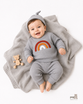 Baby Rainbow 2 Piece Set Grey