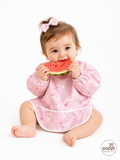 Baby Cartoon Apron Bib Pink
