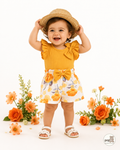 Baby Summer Bow Tee And Shorts Set