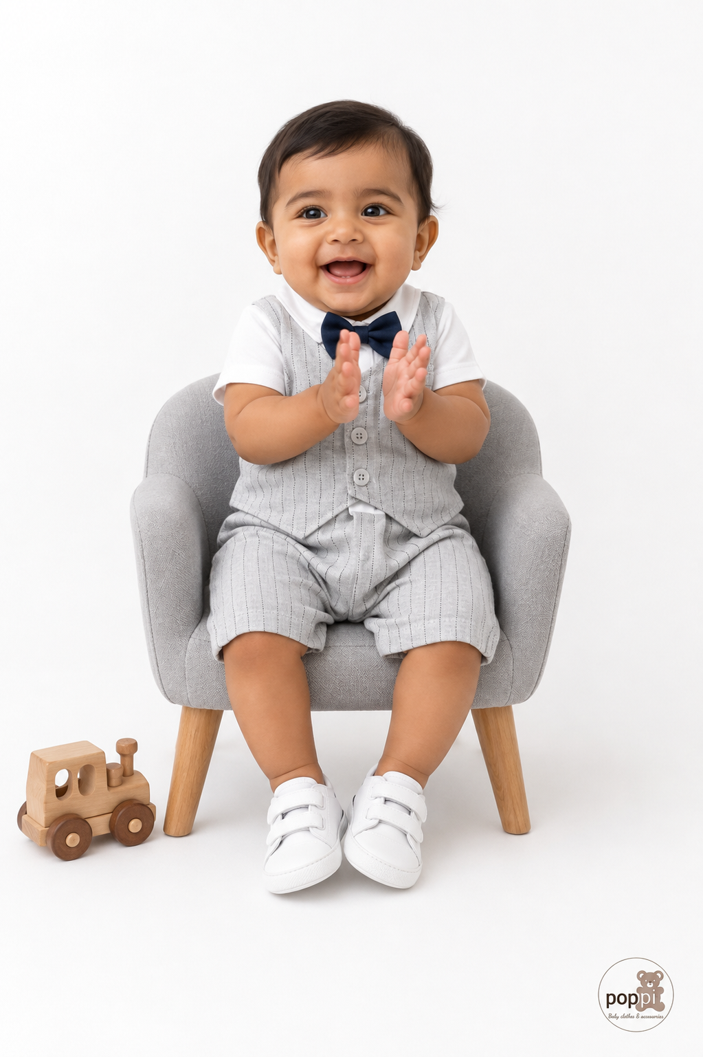 Baby 2 in 1 Stripe Romper