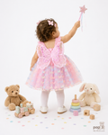 Baby Pink Butterfly Mesh Tulle Dress
