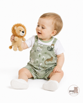 Baby Button Animal Print Romper
