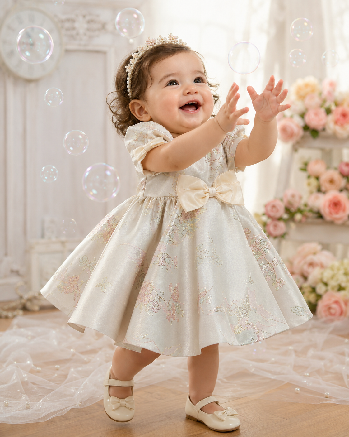 Baby Glamorous Embroidery Princess Dress