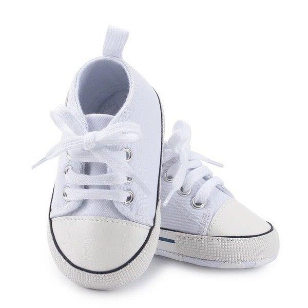 Poppi Baby White Canvas Sneaker