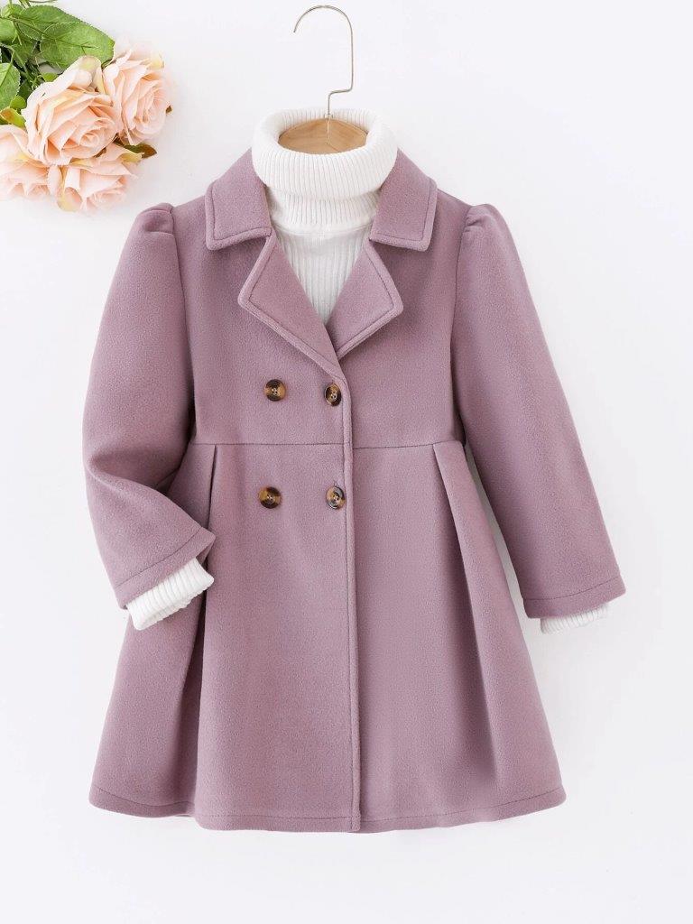 Poppi - Toddler Girls Double Breasted Coat