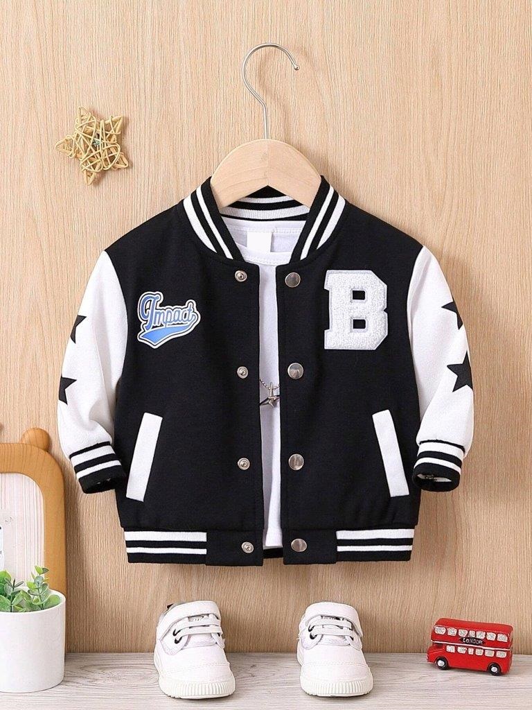 Poppi - Baby Star Varsity Jacket Without Tee